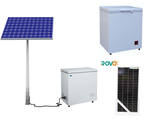[VI7715] Solar Freezer 170L W/Solar Panel BR170PMU