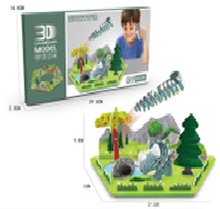 [VI7765] Puzzle 3D Dino Scene TY853955