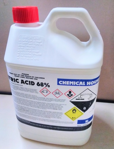 [ID0137] Nitric Acid 68% 5L