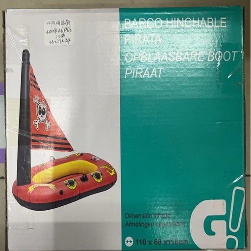 [VI7914] Floater Inflatable Boat 110CM PIRATA WA33-7