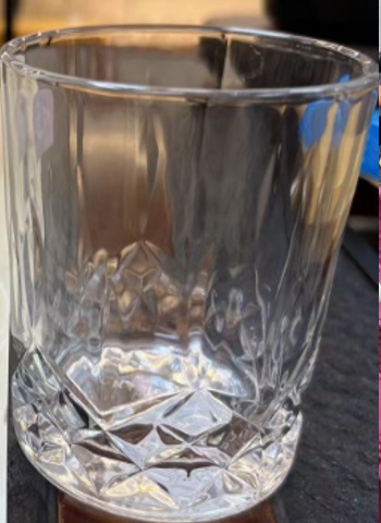 [VI7969] Glass Drinking Old Fashion 240ml "JINGYUAN"JSK-10301