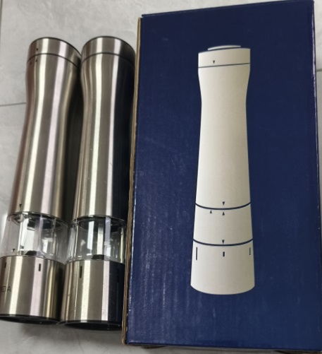 [VI7986] Salt&Pepper Grinder W/Auto Light"VIVIDA"JX1406