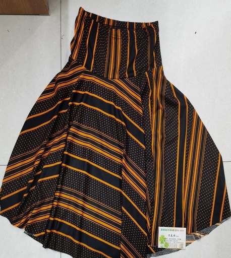 [FC6015] Dress Strapless Ladies Stripe Y2-0537-1