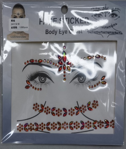 [ST1243] Sticker Face 22474-18