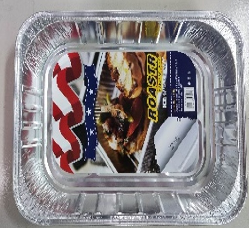 [VI8062] Foil Tray Rect. Roastr 7000ml RUG458
