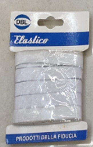 [FC6047] Sewing Elastic Wht HL 1.2cmx3m DBL 35416-6
