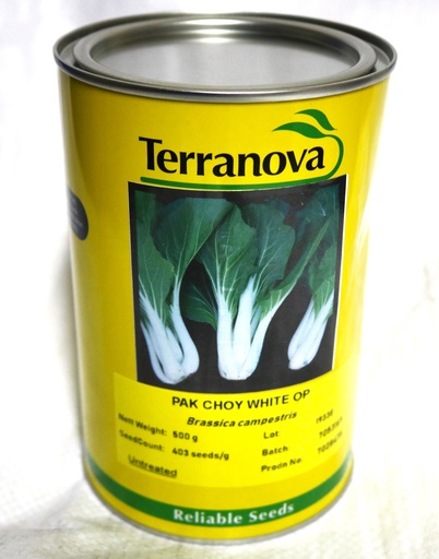 [SD0426] Seed Pakchoy White Op 500g Terranova 