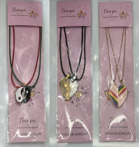 [ST2166] Jewellery Couple Necklace 44188-1-2-3
