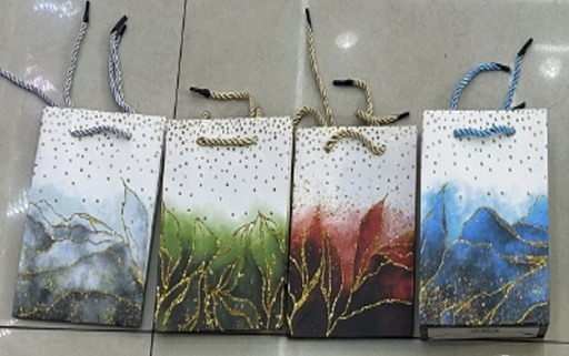 [ST2172] Gift Bag 35cm W/Gold Dgn 10411-4