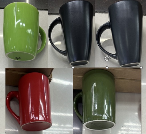 [VI8210] Mug Ceramic Plain Colours 36091-5-6-7-8-9