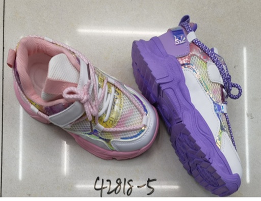 [FC6060] Shoe Kids Purple/Pink 42818-5