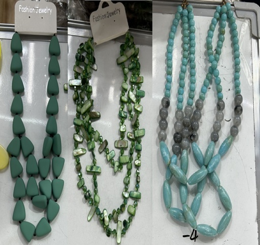 [ST2208] Jewellery Necklace W/ Multi Strand Pendant 4340-2-3-4 