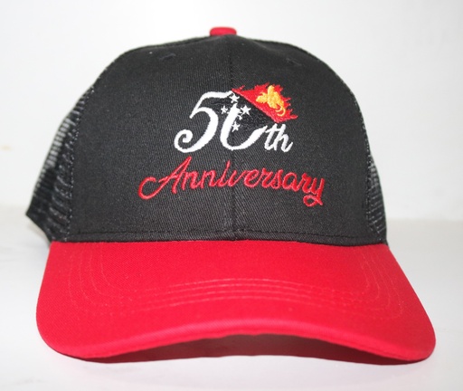 [VI8256] Cap Baseball Trucker W/Hologram Sticker PNG 50Years