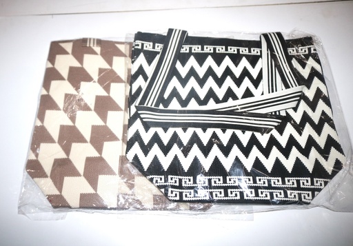 [VI8268] Bag Ladies B&W Asst Stretch 2 designs