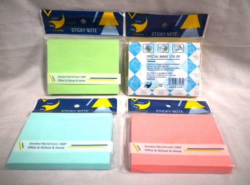 [ST2217] Sticky Note Lean 3X4"