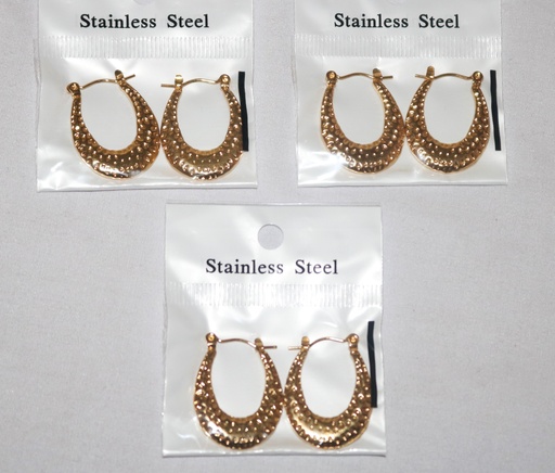 [ST2241] Jewellery Earings Gold 3 Designs