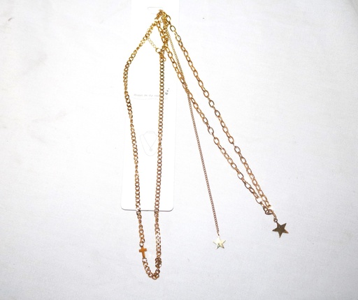 [ST2256] Jewellry Necklace W Pendant And Pearl