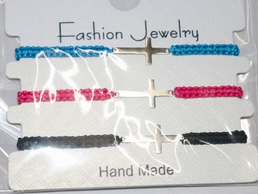 [ST2299] Jewellery Braclet Cross 3 Set