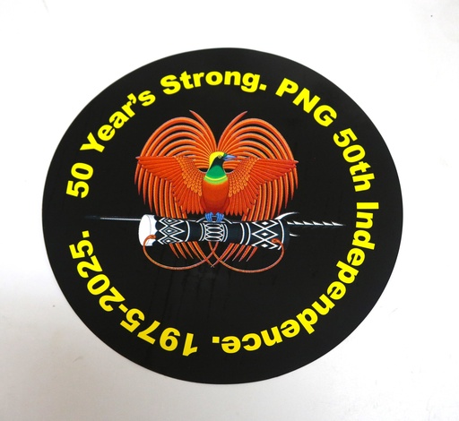 [VI8398] Sticker Windscreen Rear PNG 50 years Strong LYT-02