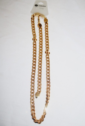 [ST2327] Jewellery Set Gold Thick Necklace Bracelet XY97-3