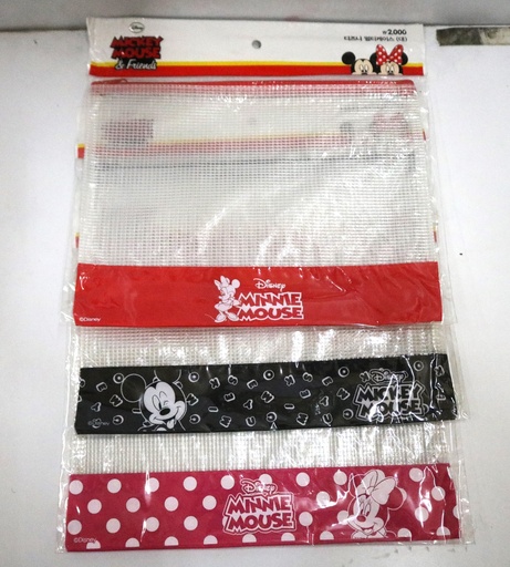 [ST2334] Documents Plst Case A5 'Minnie Mouse' WY81-16