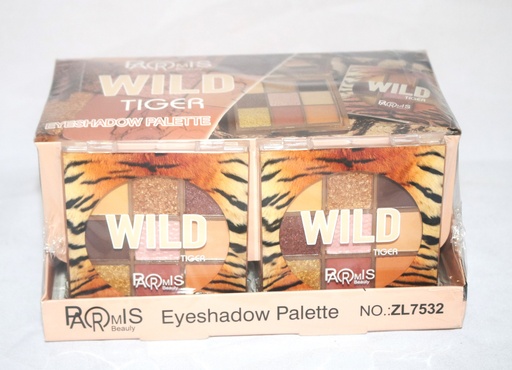 [BC0432] Eye Shadow box 9colours 'Wild Tiger' XY76-1