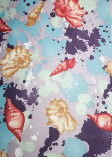 [FC5998-27619] FB Printed Satin Velvet 44"27619