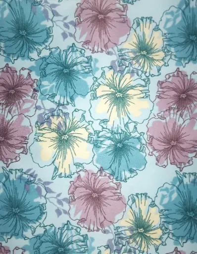 [FC5998-6034] FB Printed Satin Velvet 44"6034