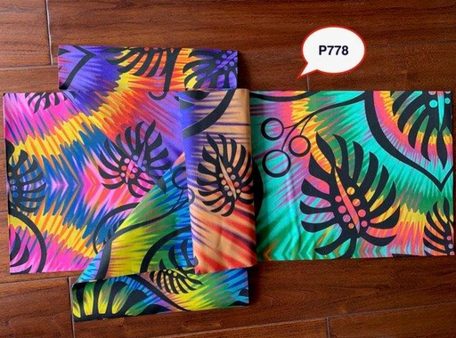 [FC0214-P778] Fabric Jumping Fish 35/36" P778