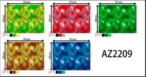 [FC0214-AZ2209] Fabric Jumping Fish 35/36" AZ2209