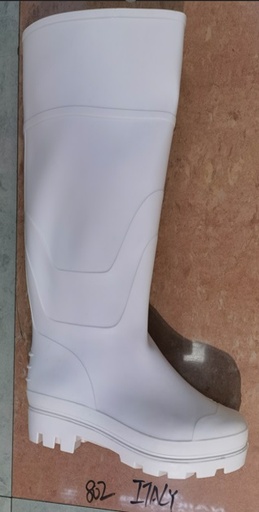 Gumboot Pair N/Sfty Naikai Italy Wht HC Sz6-9