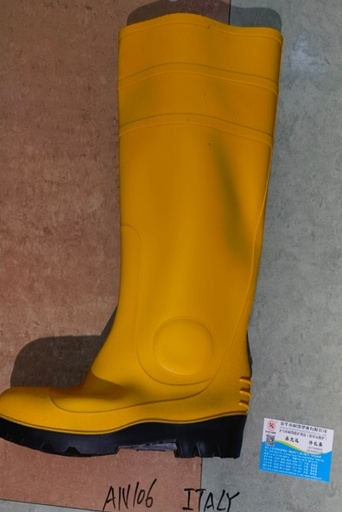 Gumboot Pair Safety Naikai Italy Yel Hc Sz6-11