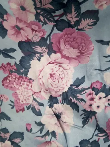 [FC5390-0985] Fabric Printed Polyster Satin 58" D#0985